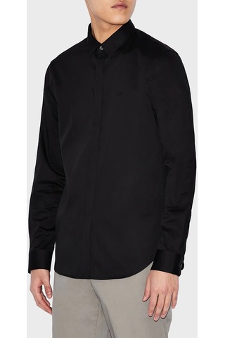 Armani Exchange Erkek Gömlek 8NZCBD ZN10Z 1200 SİYAH Siyah