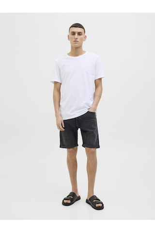 Jack & Jones Erkek Rick 360 Denim Şort - 12269612 Black Denim