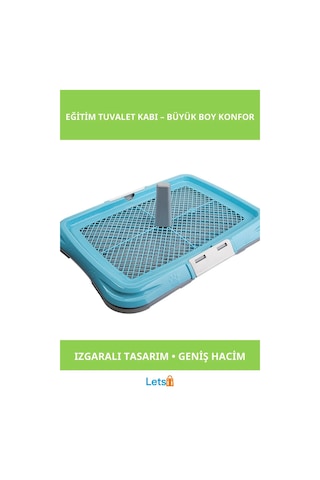 Büyük Boy Köpek Eğitim Tuvalet Kabı Dayanıklı Pratik Tasarım