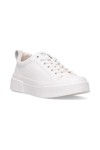Lufian 121230038 Mia Kadın Hakiki Deri Klasik Sneaker Beyaz Beyaz