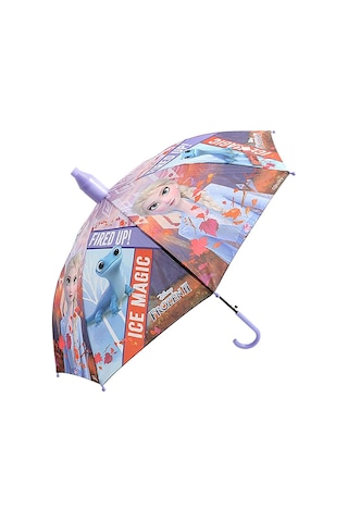 Frozen Karlar Ülkesi Ice Magic Pvc Koruma Kılıflı Çocuk Şemsiyesi - 3 - 12 Yaş Arası Çap : 85 Cm