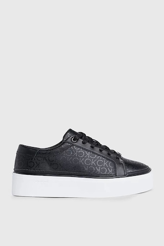 Calvin Klein Kadın Logolu Sneaker Siyah