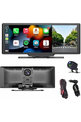 Nrzsnt 4k Ultra Araç İçi Ön Ve Arka Kameralı Ekran Hd 2 Kameralı Torpido Üstü Araç Multimedya Diğer