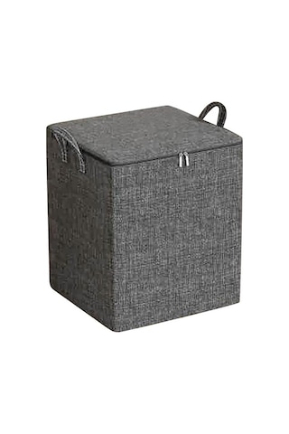 Unimarket Kapaklı Saklama Kutuları Büyük Dolap Keten Kumaş Kabı Katlanabilir Dolap Organizatörleri Giysiler Için Dalı Saplı Giysi Saklama Kutuları Oturma Odası Yorgan Yastıklar Yorgan D X2zwrm