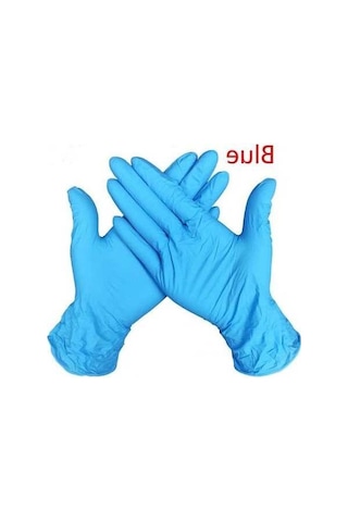 Trendooze Mavi Nitril Eldivenler, 100 Adet, Mutfak & Sanat Eldiveni