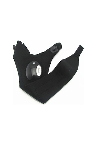 Soulader Çok Fonksiyonlu Led Aydınlatmalı Eldiven, Yüksek Parlaklık Ve Konforlu Pamuk Kumaş İle Açık Hava Sporları İçin Pratik Ve Kullanışlı El Feneri Eldiveni Siyah