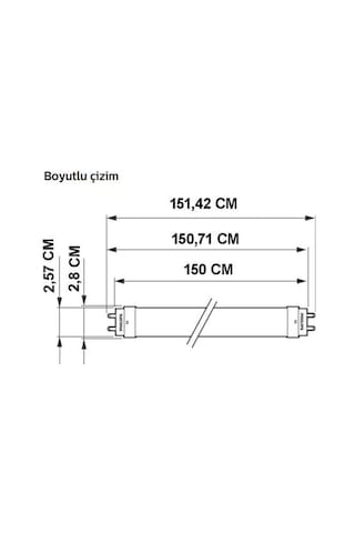 Philips 20W 840 Gün Işığı Led Floresan Ampul 150 CM