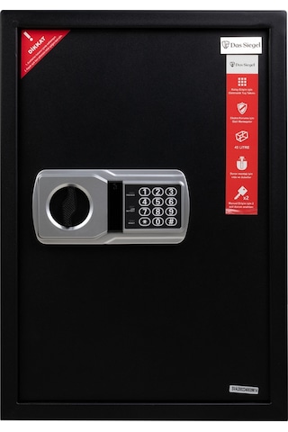 Das Siegel Çelik Elektronik Şifreli Ve 2 Anahtarlı Kasa 50DSAB