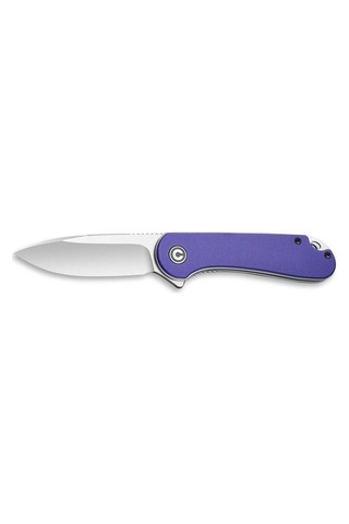 Civivi Purple G10 Handle Satin Finished D2 Blade Kamp Çakı Mor