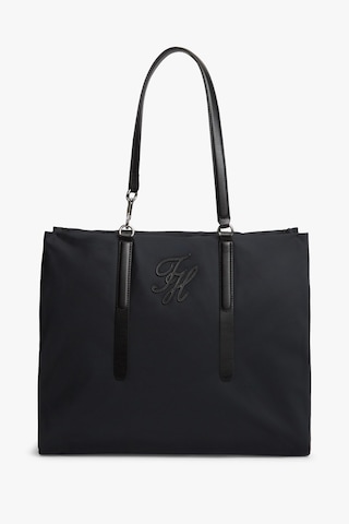 Tommy Hilfiger Th Elevated Nylon Siyah Tote Çanta-15492