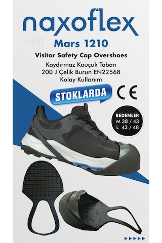Naxoflex Mars 1210 Ayak Burun Koruyucu / Çarık Siyah