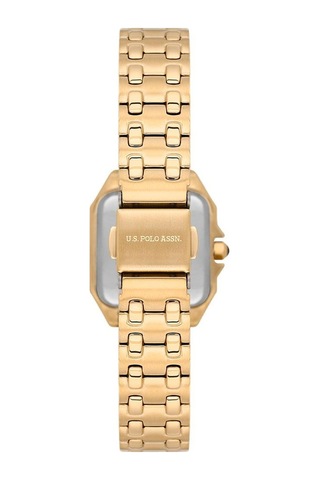 U.s. Polo Assn. Uspa2074-05 Altın Kaplama Kare Kadın Kol Saati
