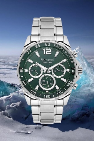 Ferrucci Fcf 0625 03577m.04 Erkek Kol Saati Metalik Gri
