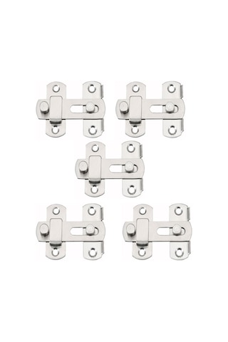 Yuntech01 Paslanmaz Çelik Evcil Hayvan Kapısı Kilidi, Kaydırmalı 180 Derece Pervane Ve Vida Seti