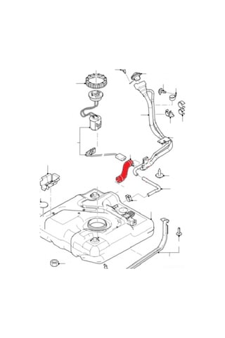 Ford Transit Connect 1.8 Tdci Yakit Doldurma Hortumu 7T169047Ac 405628394