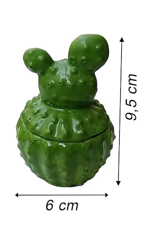 4 Adet Kaktüs Model Baharatlık - Sunumluk Karışık