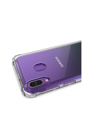 Blogy Galaxy M20 İle Uyumlu Crystal Fit Kılıf Crystal Clear