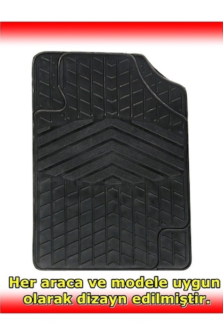 Ford Focus Iıı Sedan UYUMLU MARS KAUÇUK SİYAH PASPAS SETİ N11.133