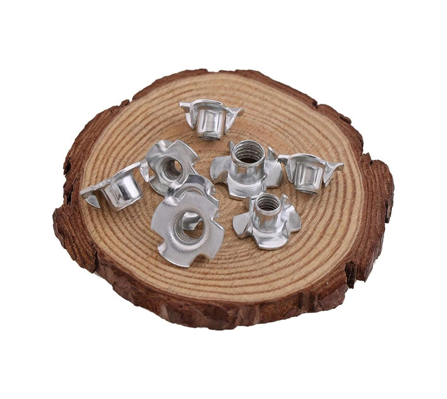 Çakma Ağaç Somunu M6 Çinko 10 Adet -