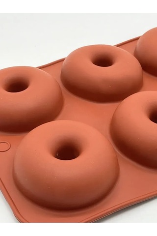 Maiyame 6 Lü Turuncu Silikon Fırın Kalıbı - Isı Dayanıklı, Sağlıklı Malzeme İle Mini Tatlı Ve Pastalar İçin Portakal