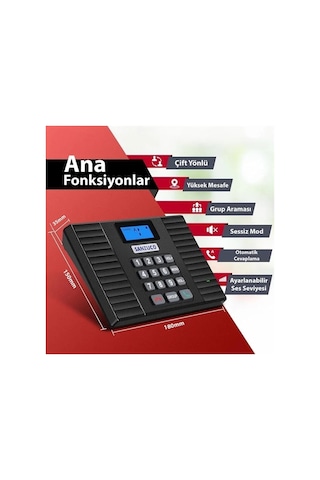 Hello F60d Dc 5v 1a Kablosuz Intercom Sistemi 18 Kanal Kapalı Devre Sesli İletişim Çözümü