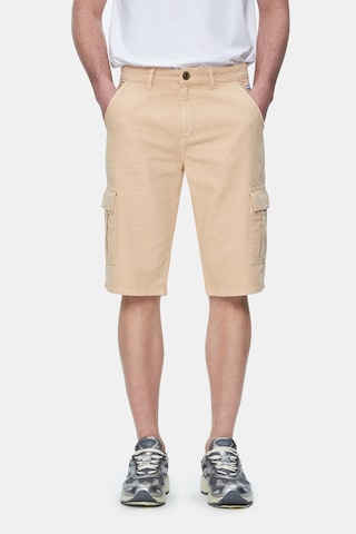 Ucla Blewın Camel Kargo Cepli Gabardin Nakışlı Standard Fit Erkek Şort Camel