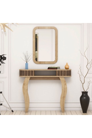 Variant Damla Aynalı Dresuar Meşe