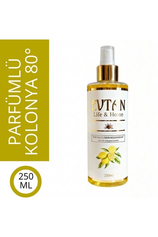 Evtan Life & Home 80 Parfümlü Limon Kolonyası 250 Ml Eau De Cologne Lemon