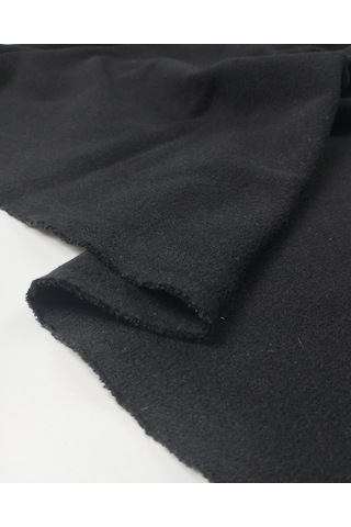 Siyah Renkte Kaşe Polar Arası Dokuma En 130 Cm X Boy 250 Cm -10564 Siyah