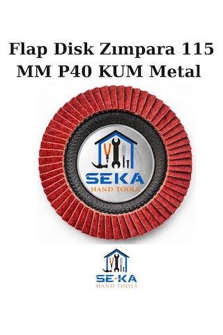 Flap Disk Zımpara 115 Mm P40 Kum Metal - Ahşap Taşlama Diski 5 Adet