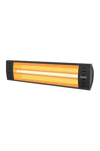 Dysis DH-7452 Art Plus Karbon Serisi IP65 Suya-Toza Dayanıklı 2300 W Siyah İç/Dış Mekan Isıtıcı