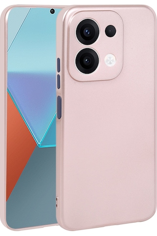 Redmi 15c Kılıf Zore Premier Silikon Kapak - Rose Gold Rose Gold