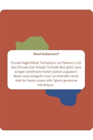 Pureal Doğal Metal Temizleyici Ve Parlatıcı 255 G Tekli