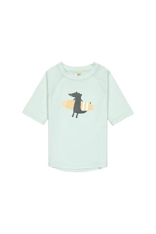 Lassig Crocodile Uv Korumalı Kısa Kollu Mayo Tişört Sea Foam Açık Mavi