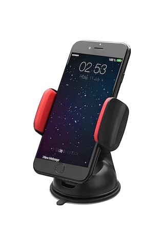 Vakumlu Cam Ve Torpido Uyumlu Kısa Model Araç İçi Telefon Tutucu Düzenleyici