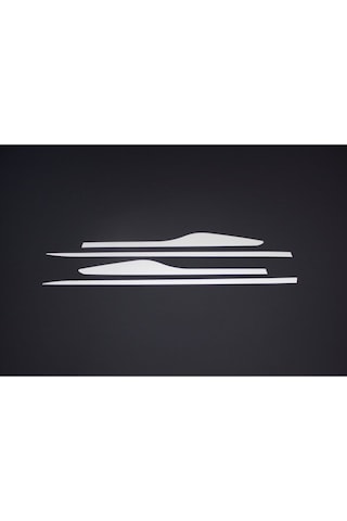 Renault Clio 4 Krom Yan Kapı Çıtası 4 Parça 2012 Sonrası