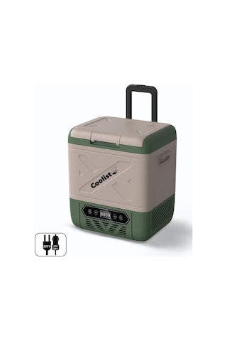 Coolist Clk18w 12/24volt/ 220volt 18 Litre Kompresörlü Tekerlekli Outdoor Oto Buzdolabı