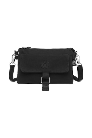 Smart Bags 1147 Krınkle Kumaş Postacı Çantası (Siyah) Siyah