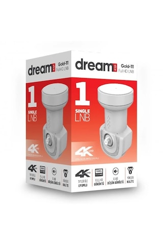 Dreamstar Gold-111 4k Single Tekli Lnb Full Hd 1080p