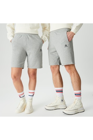 Converse Go-to Embroidered Star Chevron Fleece Unisex Gri Şortdüz10023875
