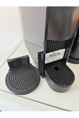 Nespresso Büyük Bardak Altlığı 10.5 Cm Geniş Su Damlama Haznesi Siyah