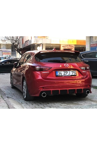 Mazda 3 Hb Spoiler Fiber