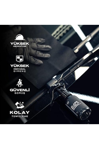 Nasiol Glasshield Araç Nano Yağmur Kaydırıcı Ve Su İtici Sprey-50 Ml-2 Yıl Etkili-cam Koruma,otomobil,motosiklet