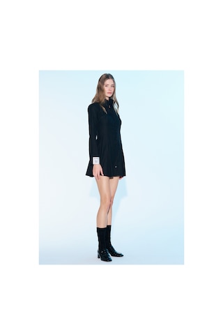 Sagaza Studio Ss6019 Gömlek Mini Elbise Siyah