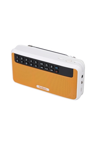 Ximistore9 Rolton E500 Bluetooth Hoparlör: Radyo, Fener, Selfie Modu,免提 Arama, Tf Kart Desteği İle Led Ekranlı Turuncu Ses Cihazı