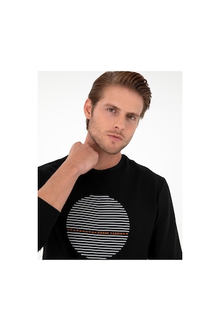 Pierre Cardin Siyah Regular Fit Sweatshirt 1941532