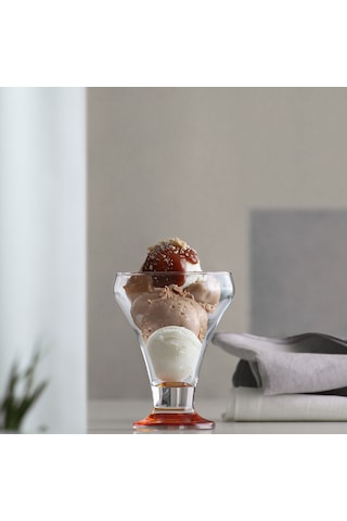 LAV Frosty Cam Dondurma & Tatlı Kasesi 6'lı Küçük Boy 305 ml Karışık Renkli (Reçellik  )