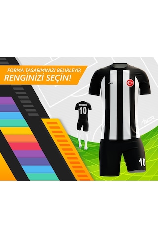 Acr Giyim Kişiye Özel Futbol Forması - Dizayn : Çizgili