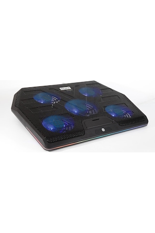 Rush Aura RC303 RGB 5 Fanlı 11" - 19" Notebook Soğutucu