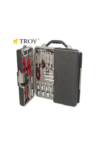Troy 21910 Profesyonel Lokma - Anahtar - Alet Seti 110 Parça. Me